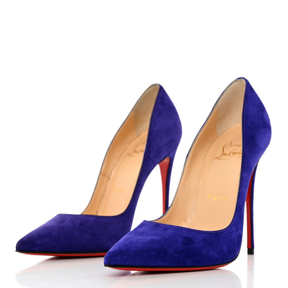 Christian Louboutin Veau Velours So Kate 100 Pumps 35.5 Purple Drop 3 of 10