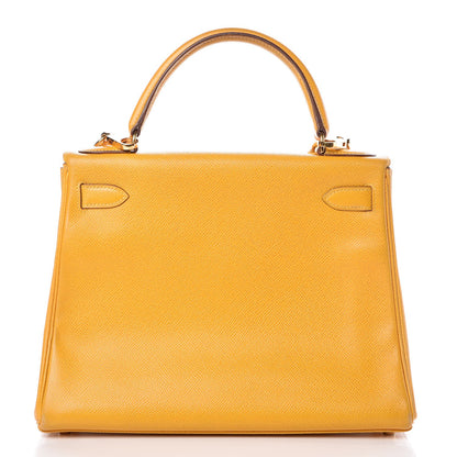 Hermes Epsom Retourne Kelly 28 Jaune 4 of 40