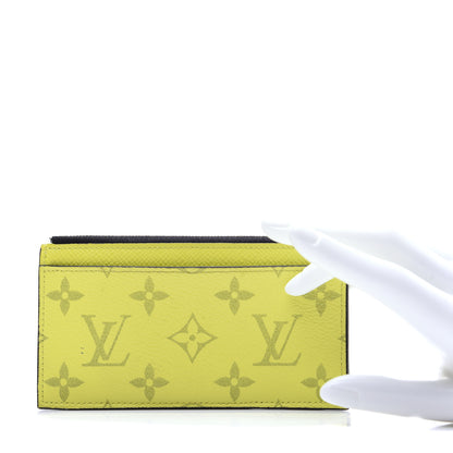 Louis Vuitton Monogram Taiga Coin Card Holder Yellow 2 of 11
