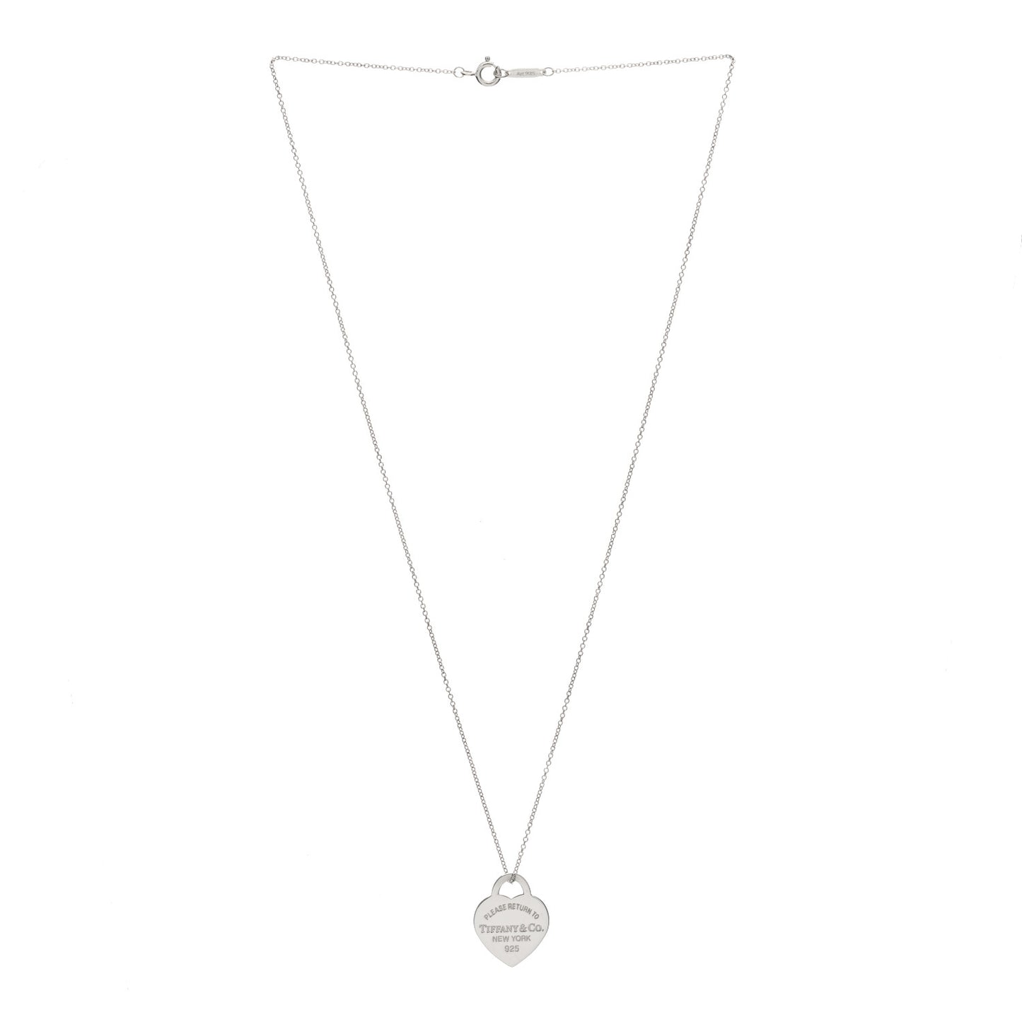 Sterling Silver Small Return to Tiffany Heart Pendant Necklace
