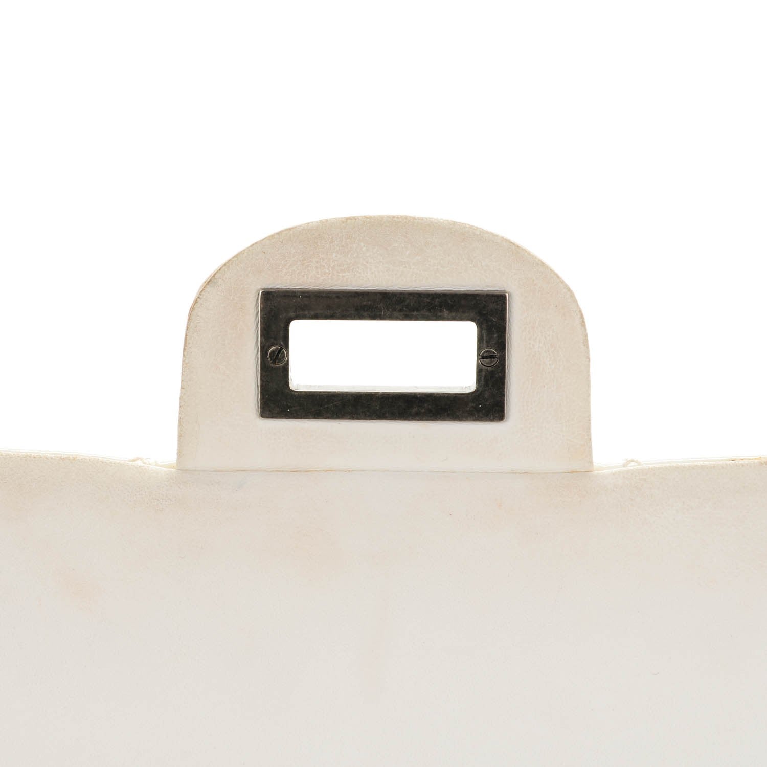 Chanel Distressed Patent Quilted 2.55 Reissue Flap 227 White 10 of 11