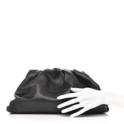 Bottega Veneta Smooth Butter Calf The Pouch Oversized Clutch Black 2 of 9