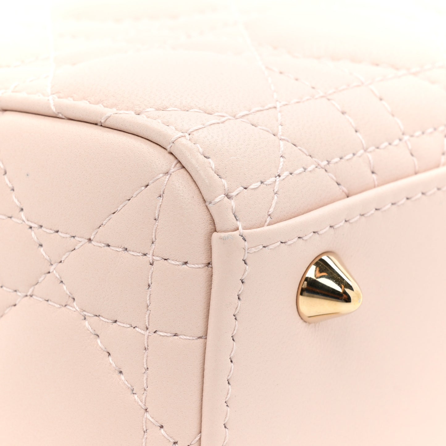 Lambskin Cannage Small My ABCDior Lady Dior Light Pink