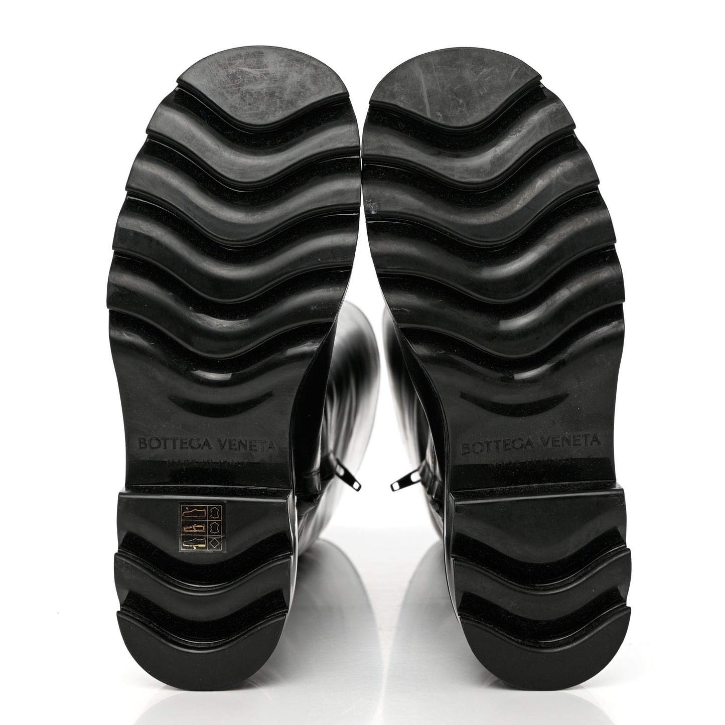Calfskin High Boots 38 Black