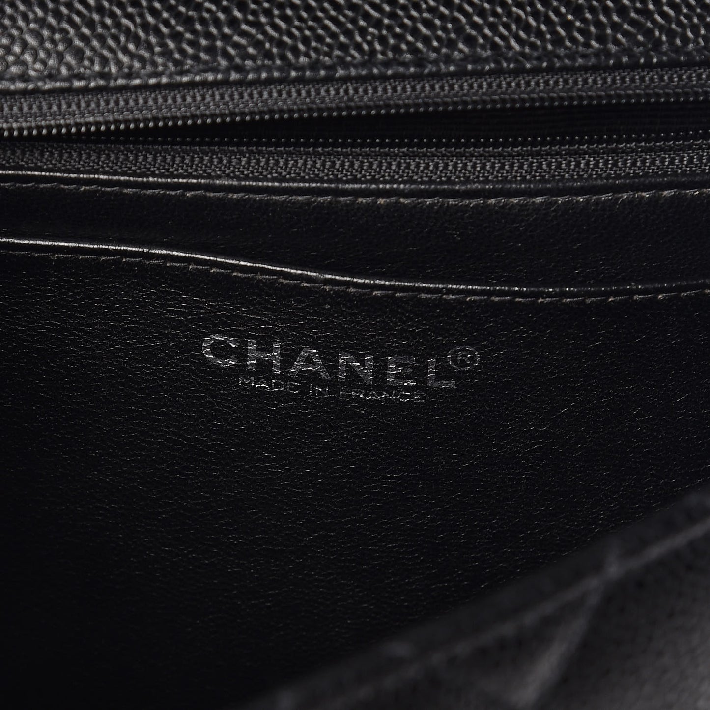 Caviar Quilted Jumbo Kelly Flap Black