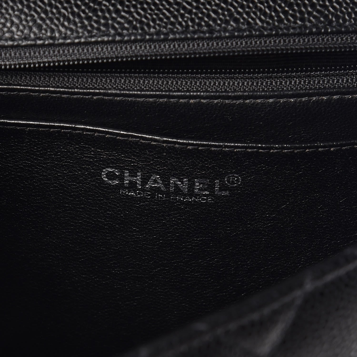 Chanel Caviar Quilted Jumbo Kelly Flap Black 8 of 12