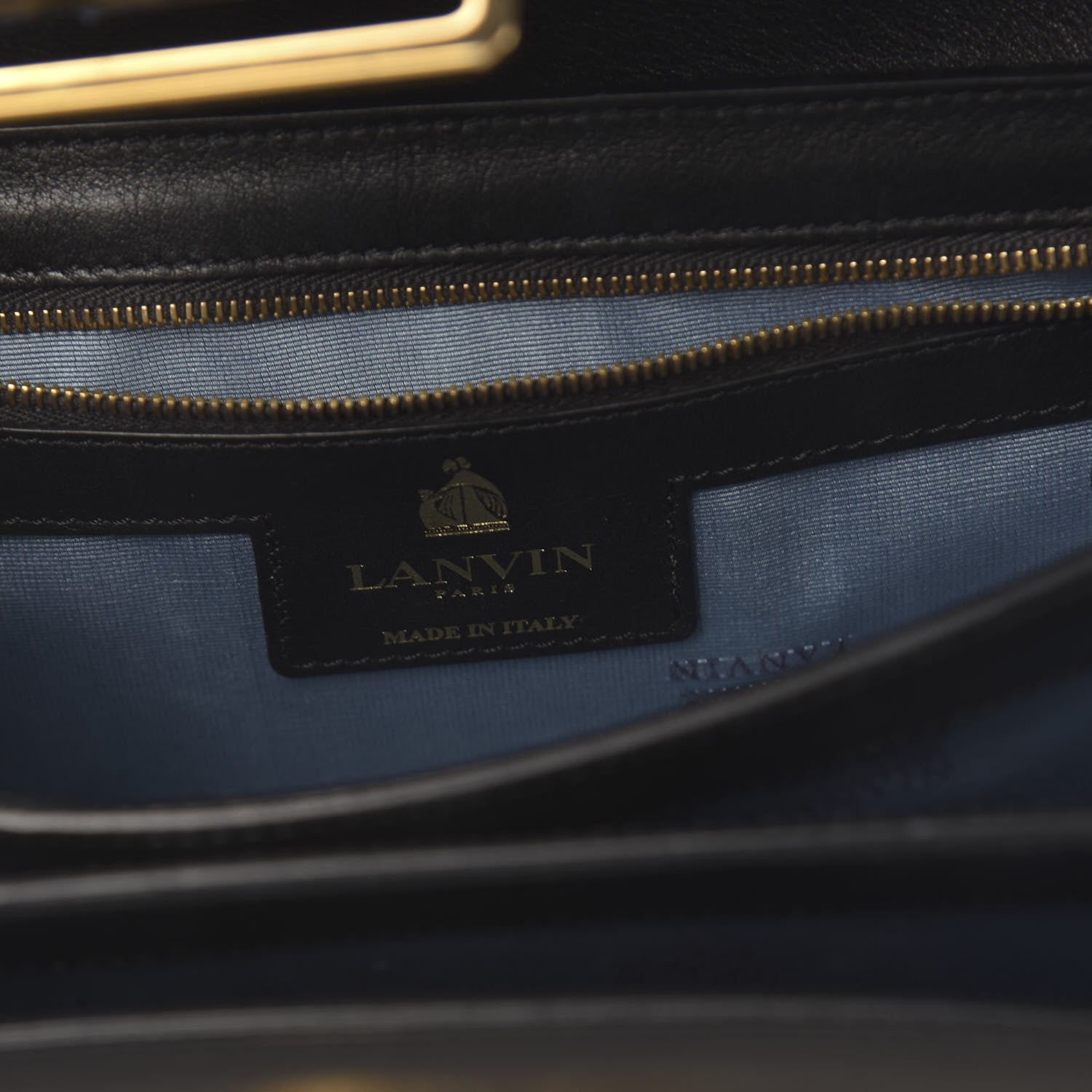 Lanvin Smooth Calfskin Small Jiji Shoulder Bag Black 8 of 9