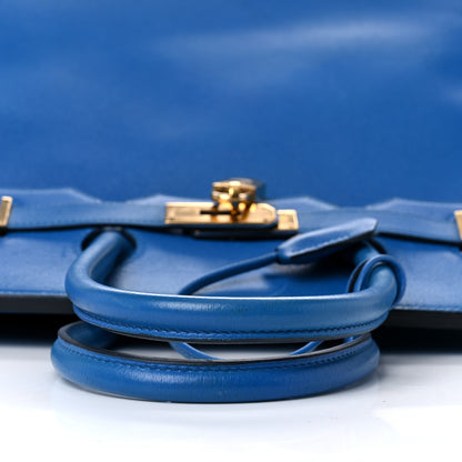 Hermes Courchevel Birkin 35 Bleu France 66 of 66