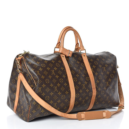 Louis Vuitton Monogram Keepall Bandouliere 55 3 of 17
