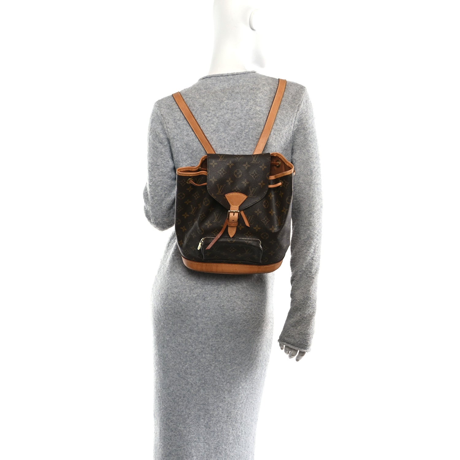 louis vuitton backpack mm LV Christopher Louis Vuitton Monogram Montsouris MM