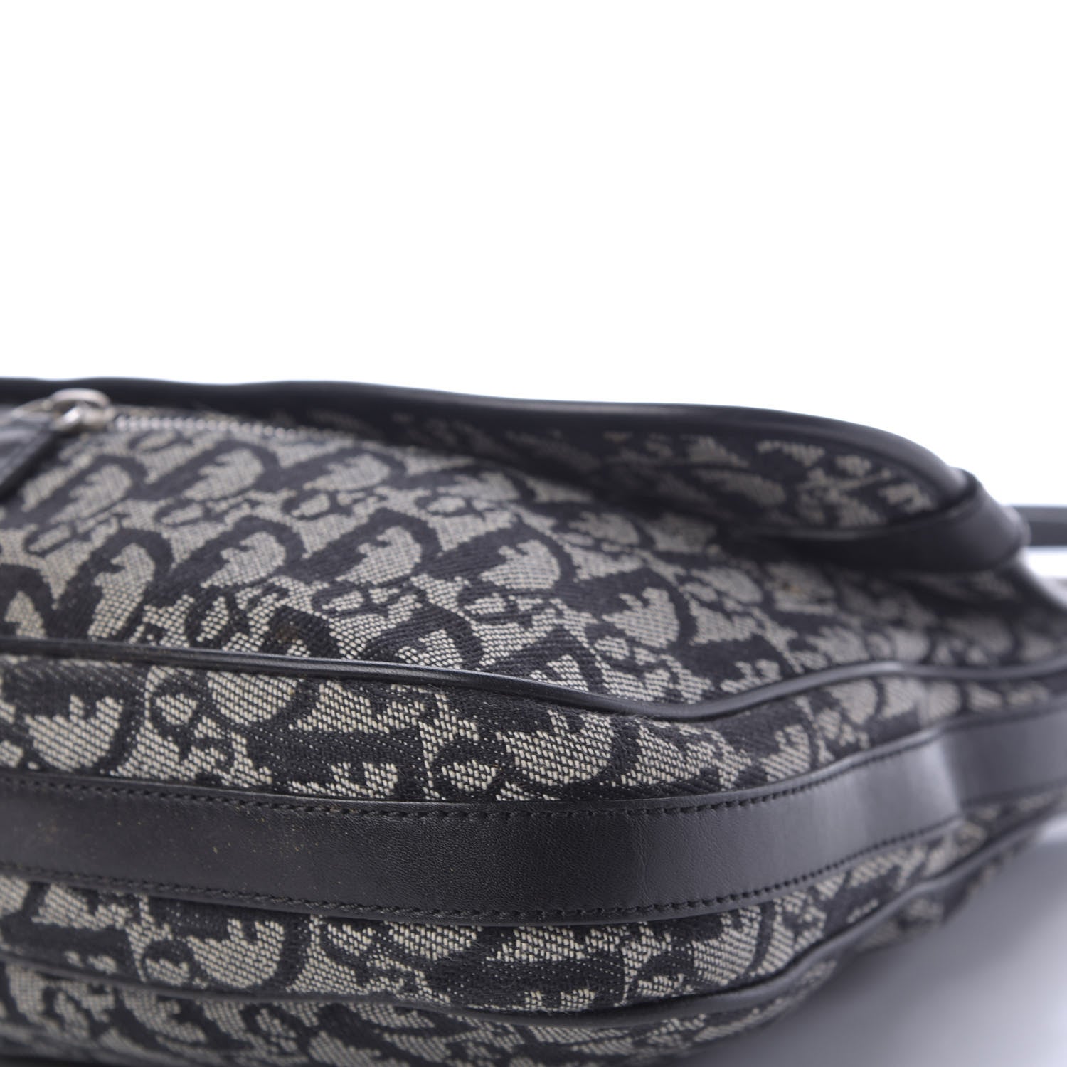 Christian Dior Monogram Flap Messenger Navy Blue 7 of 12