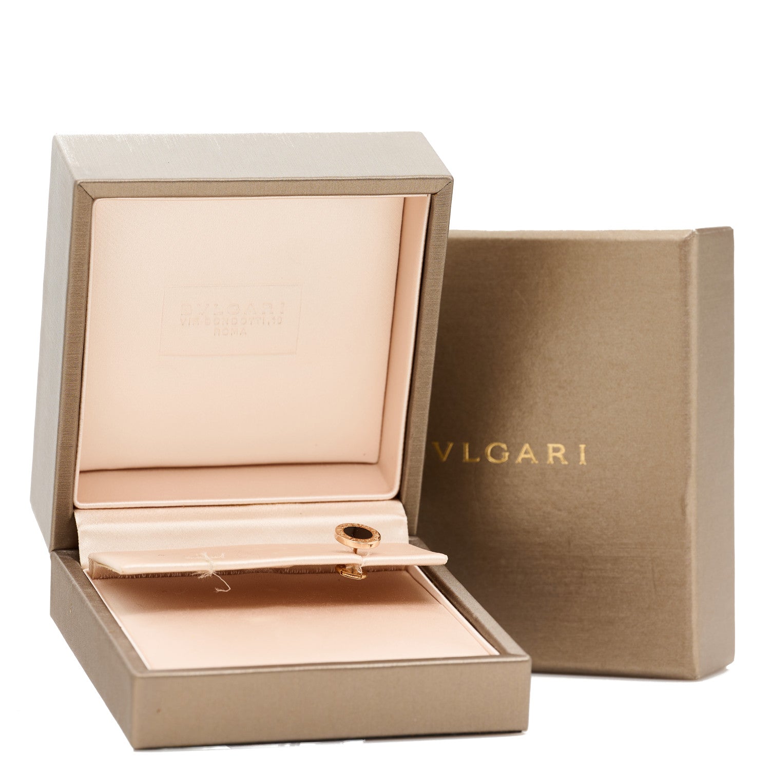 Bulgari 18K Gold Onyx BVLGARI BVLGARI Single Stud Earring 5 of 5