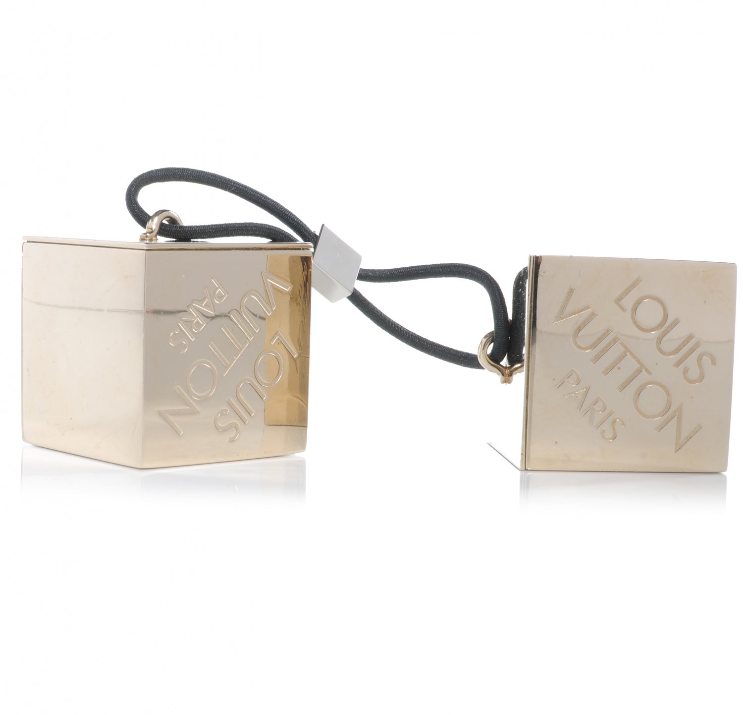 Louis Vuitton Hair Cubes Gold 4 of 5