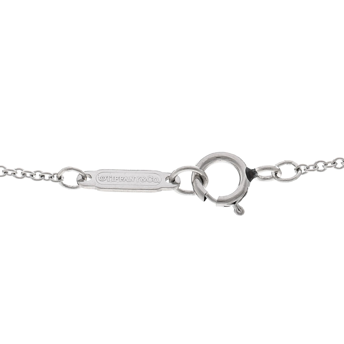 Platinum Diamond Mini Heart Pendant Necklace