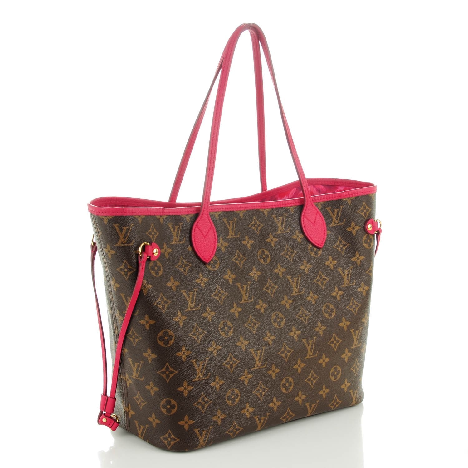 Louis Vuitton Monogram Articles de Voyage Ikat Neverfull MM Rose Indien 3 of 7