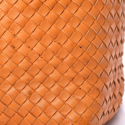 Bottega Veneta Nappa Intrecciato Pyramid Hobo Saffron 11 of 13