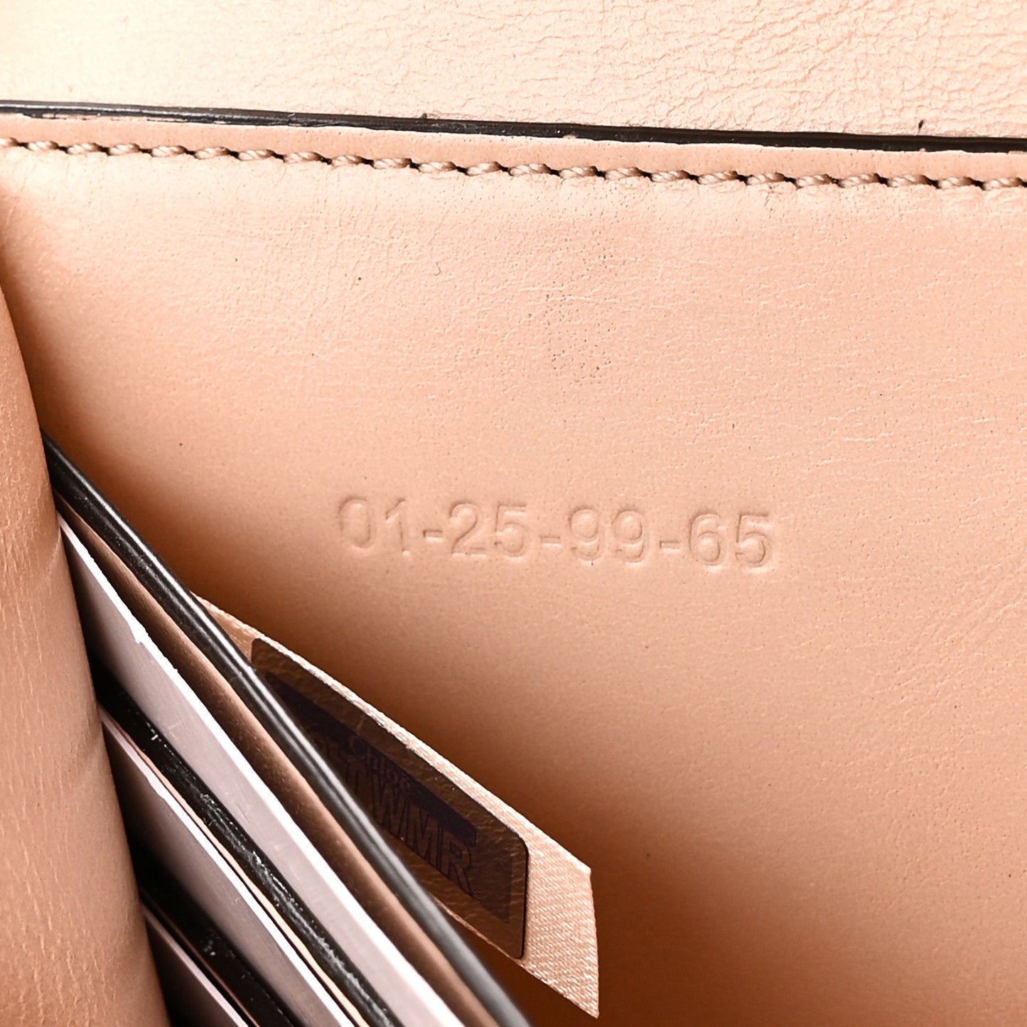 Calfskin Iconic Flap Wallet On Chain Cement Pink
