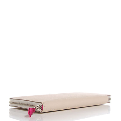 Hermes Silk'in Wallet Craie Rose Tyrien 12 of 19