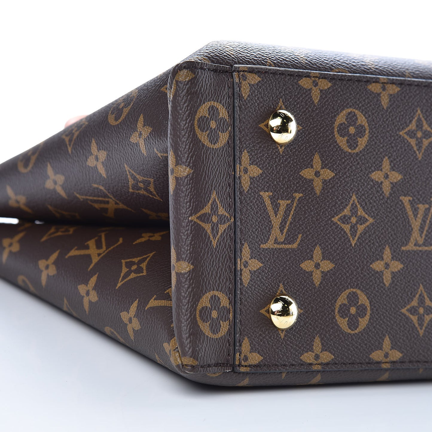 Monogram Flower Tote Caramel