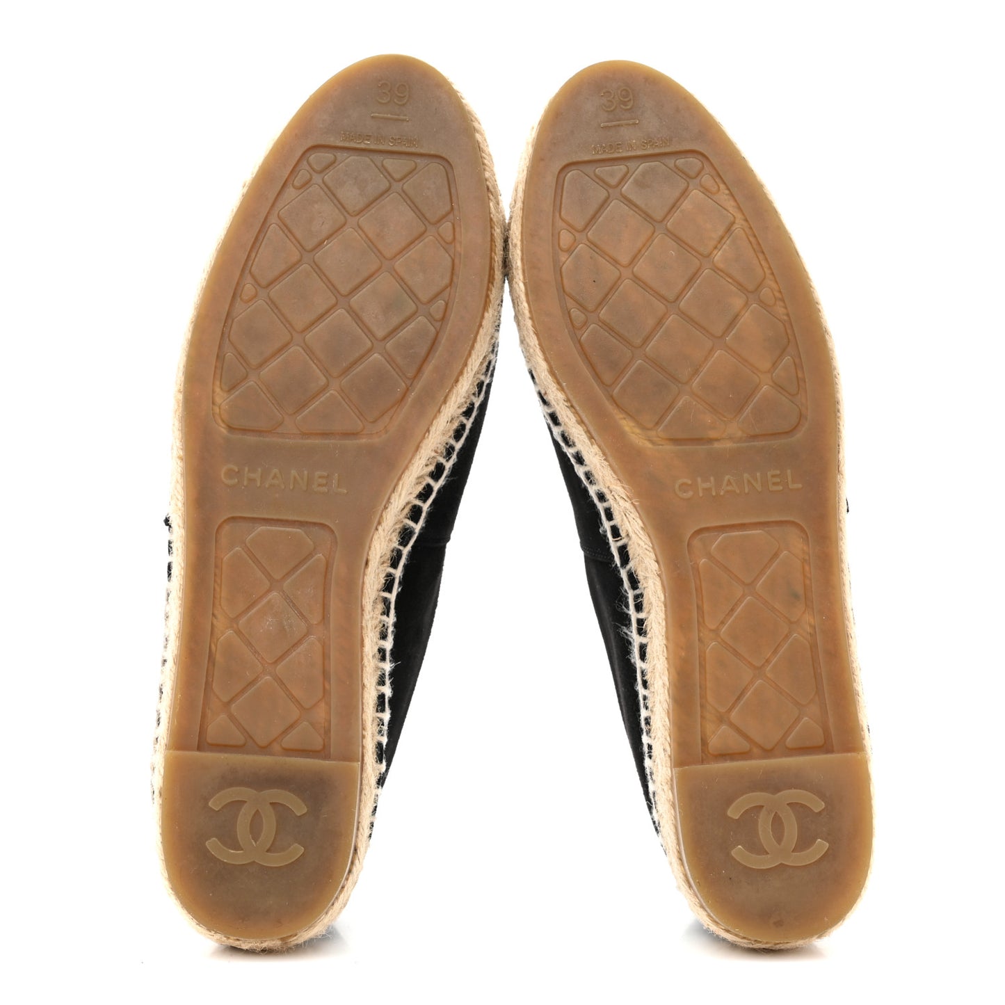 Suede CC Espadrilles 39 Black