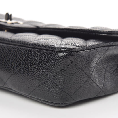 Chanel Caviar Quilted East West Flap Black 6 of 10