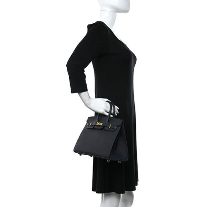 Hermes Epsom Birkin Sellier 25 Bleu Indigo 2 of 9