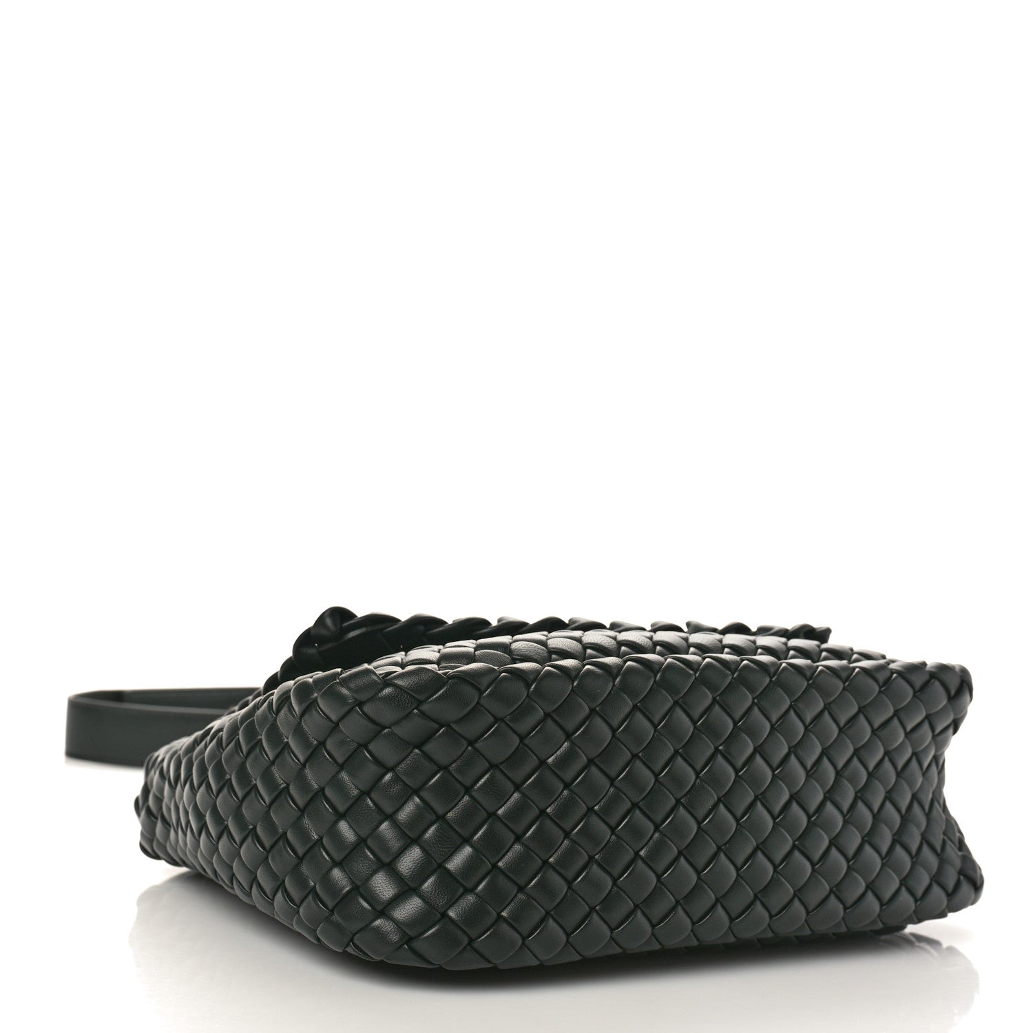 Bottega Veneta Nappa Intrecciato Small Cobble Shoulder Bag Black 4 of 9