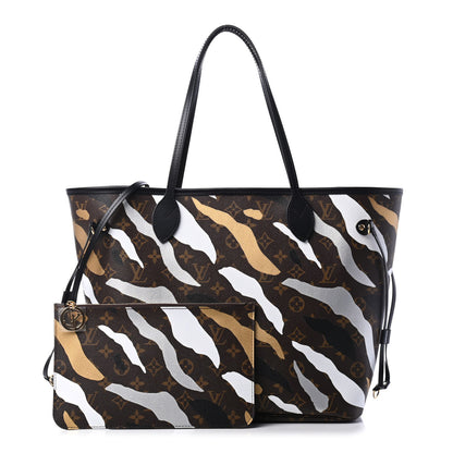 Louis Vuitton X LOL Monogram Neverfull MM Gold Silver 1 of 4