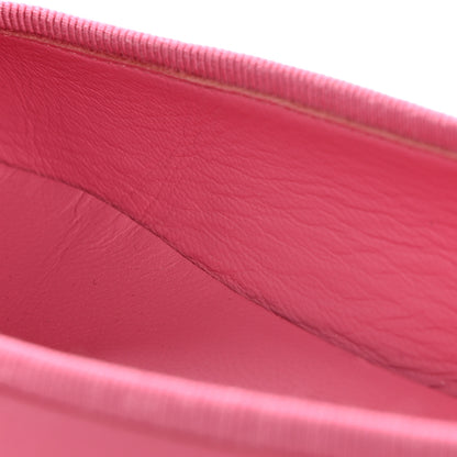 Chanel Lambskin Cap Toe CC Ballerina Flats 37 Pink 10 of 13