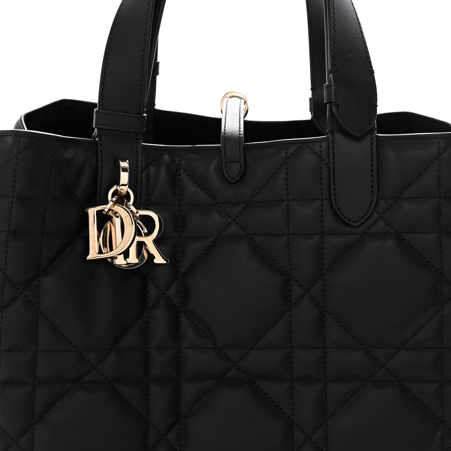 Calfskin Macrocannage Large Toujours Black