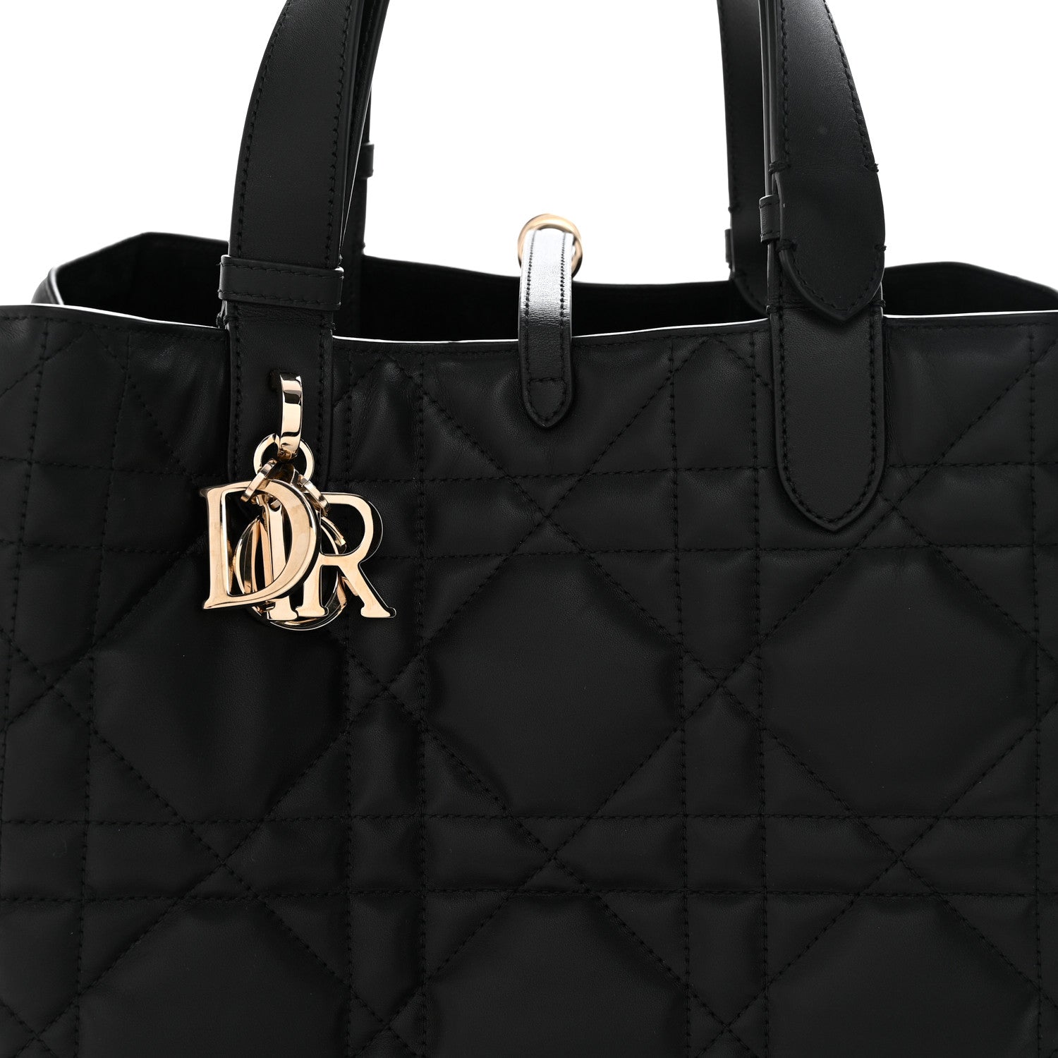 Christian Dior Calfskin Macrocannage Large Toujours Black 9 of 11