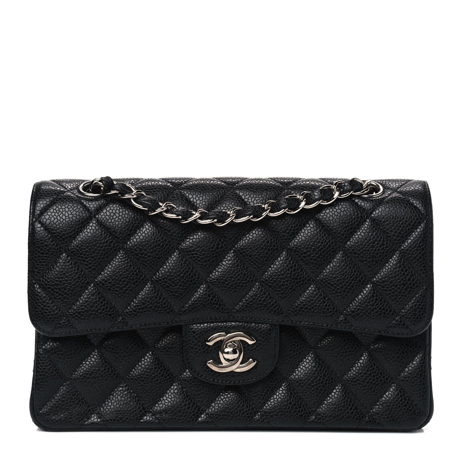 Chanel Caviar Quilted Small Double Flap Black 1 of 5