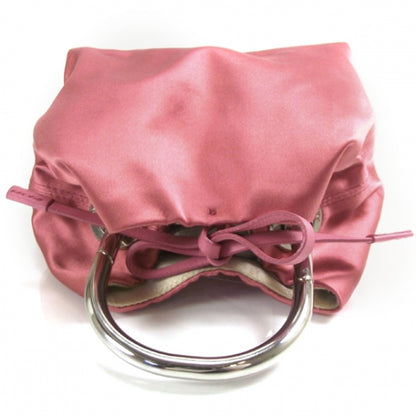 Prada Satin Wrist Bag Rosa 6 of 11