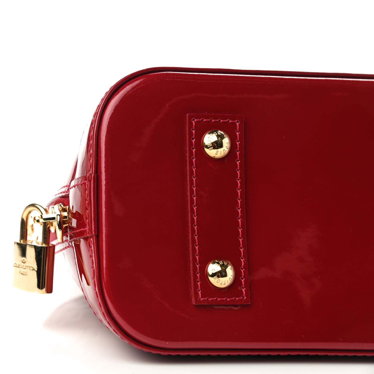 Louis Vuitton Vernis Alma BB Pomme D'Amour 8 of 9