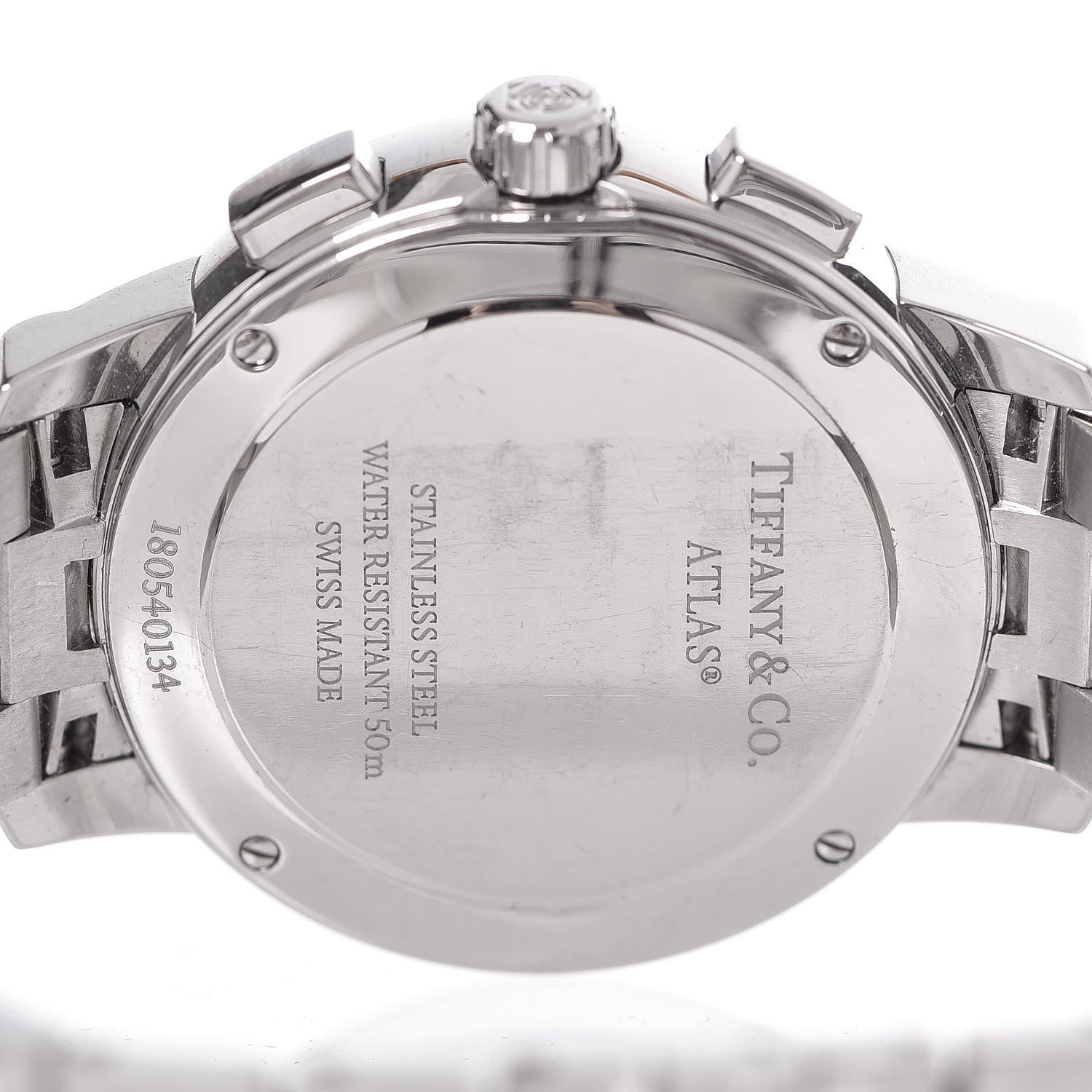 Tiffany Stainless Steel 36mm Atlas Chronograph Quartz Watch 6 of 8