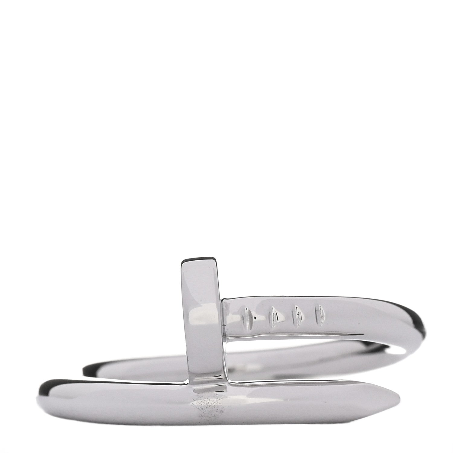 Cartier 18K White Gold Juste Un Clou Ring 57 8 1 of 5