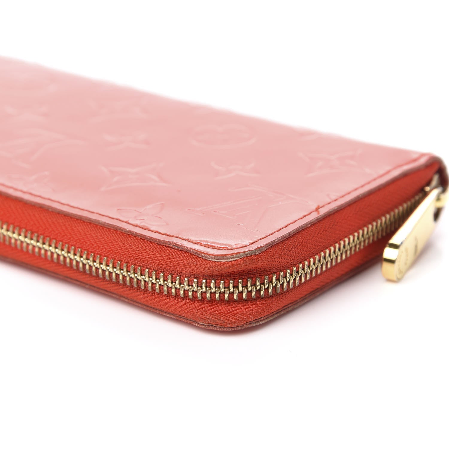 Louis Vuitton Vernis Zippy Wallet Orange Sunset 8 of 10