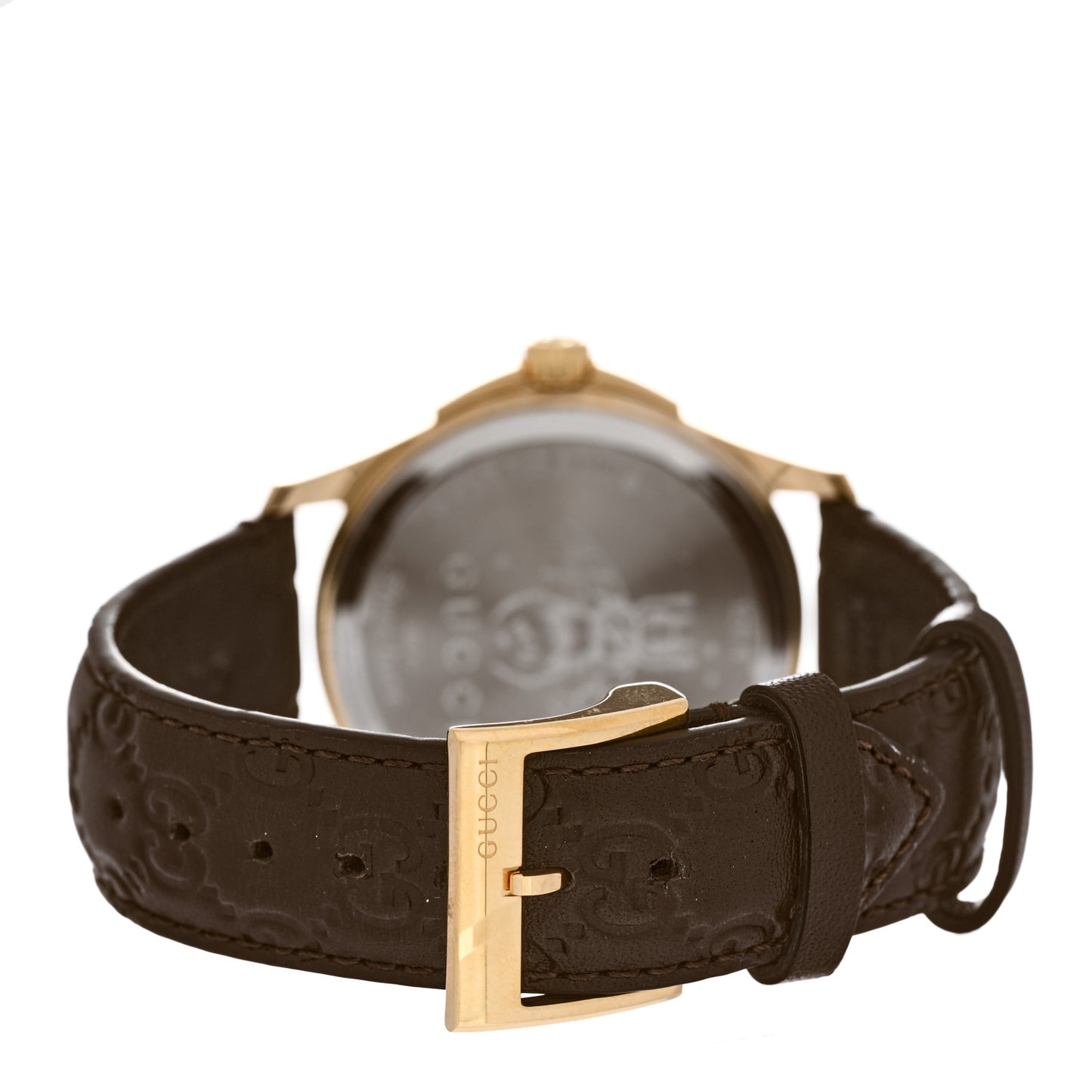 Stainless Steel Calfskin 38mm G-Timeless Quartz Watch Brown