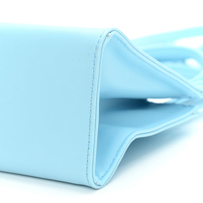 Telfar Vegan Leather Small Shopping Bag Pool Blue 10 of 12