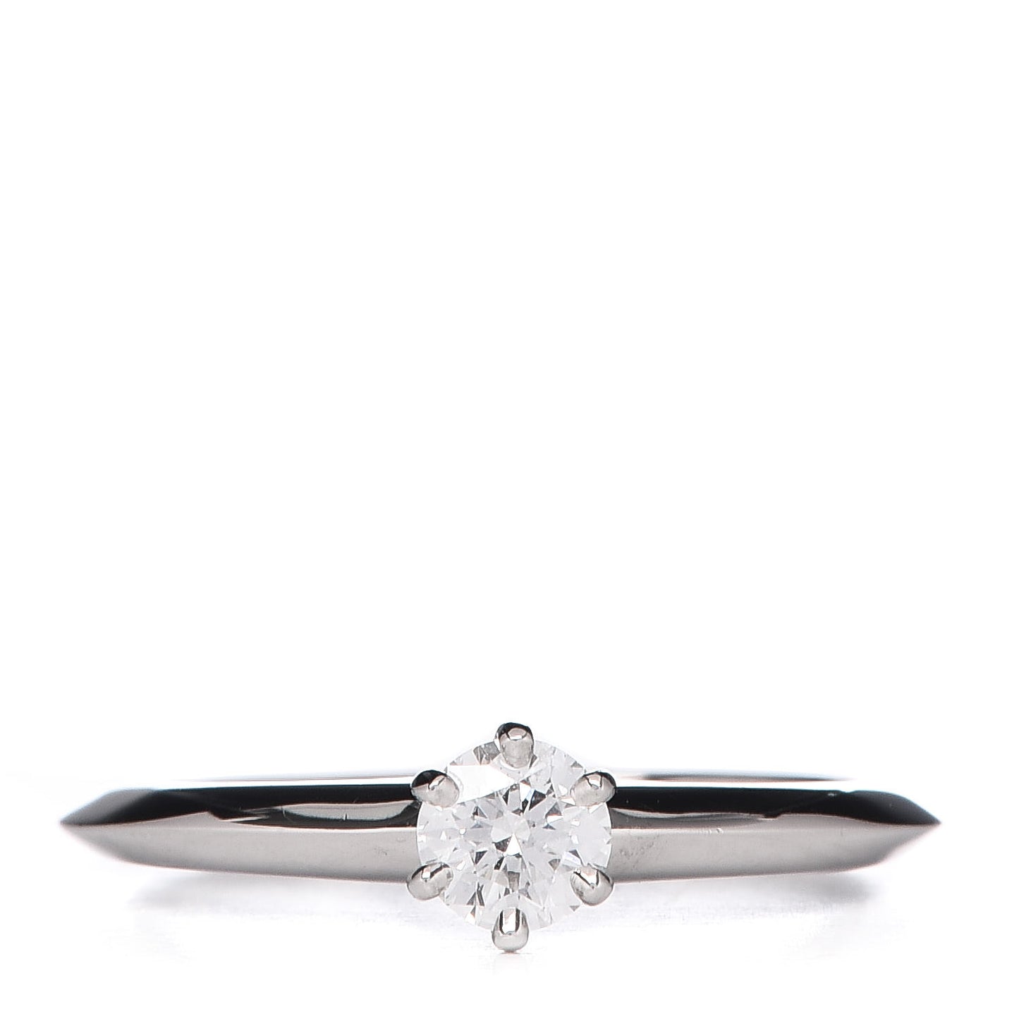 Platinum Diamond .22ct Solitaire Engagement Ring 47 4.25