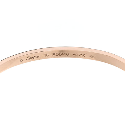 Cartier 18K Pink Gold Small LOVE Bracelet 16 6 of 8