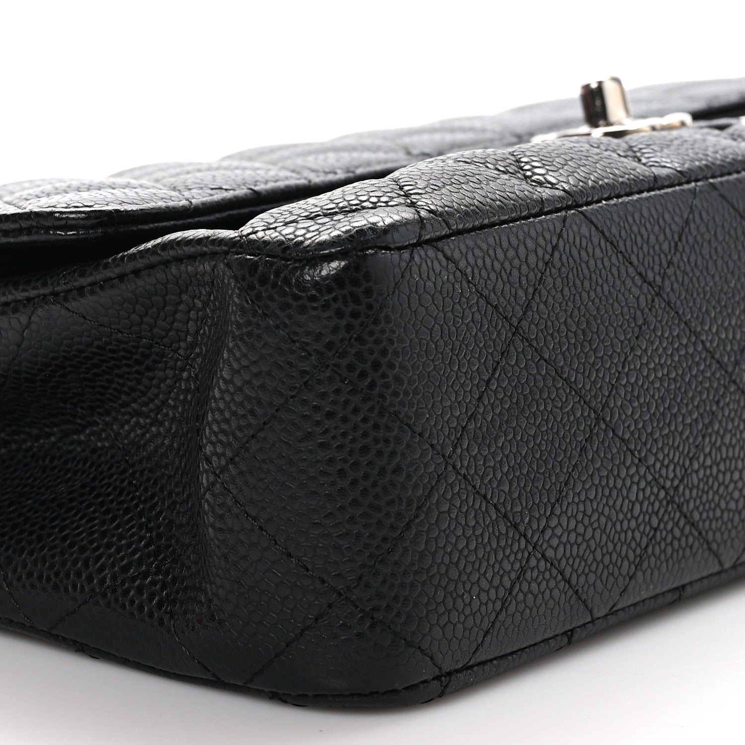 Chanel Caviar Quilted Medium Double Flap Black 9 of 10
