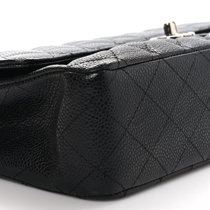 Chanel Caviar Quilted Medium Double Flap Black 9 of 10
