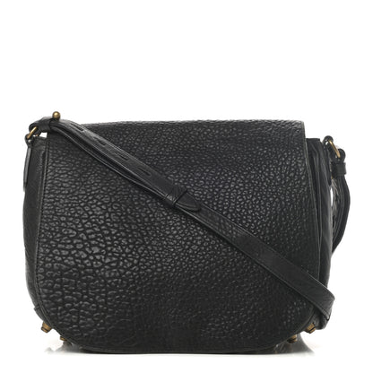 Alexander Wang Pebbled Lambskin Lia Sling Black with Antique Brass Hardware 1 of 13
