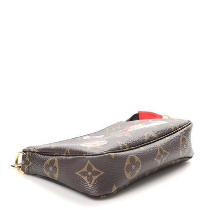Louis Vuitton Monogram 2024 Christmas Animation Candy Factory Mini Pochette Accessories Candy Red 4 of 8