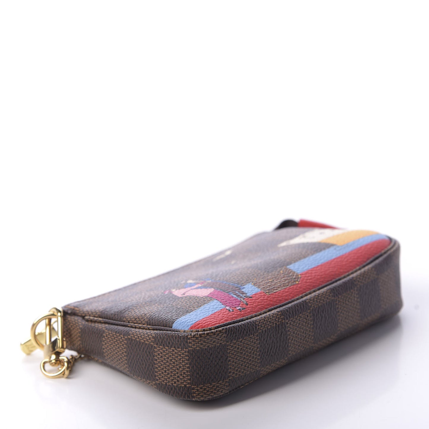 Damier Ebene 2016 Christmas Animation Mini Pochette Accessories