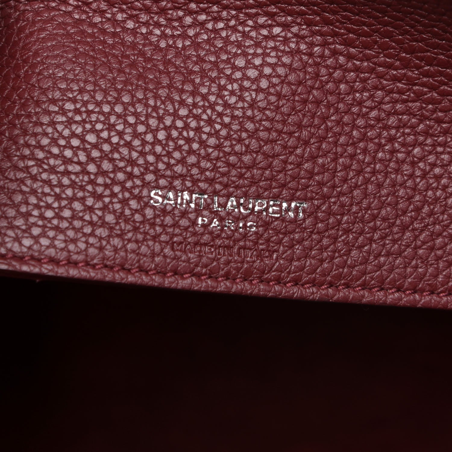 Saint Laurent Grained Calfskin Small Supple Sac De Jour Dark Pallisandre 7 of 16