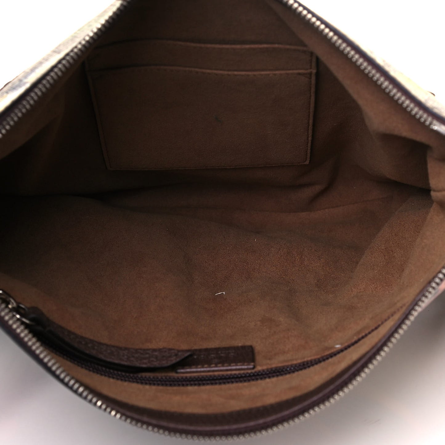 GG Supreme Monogram Tian Web Medium Flat Messenger Beige Multicolor New Acero