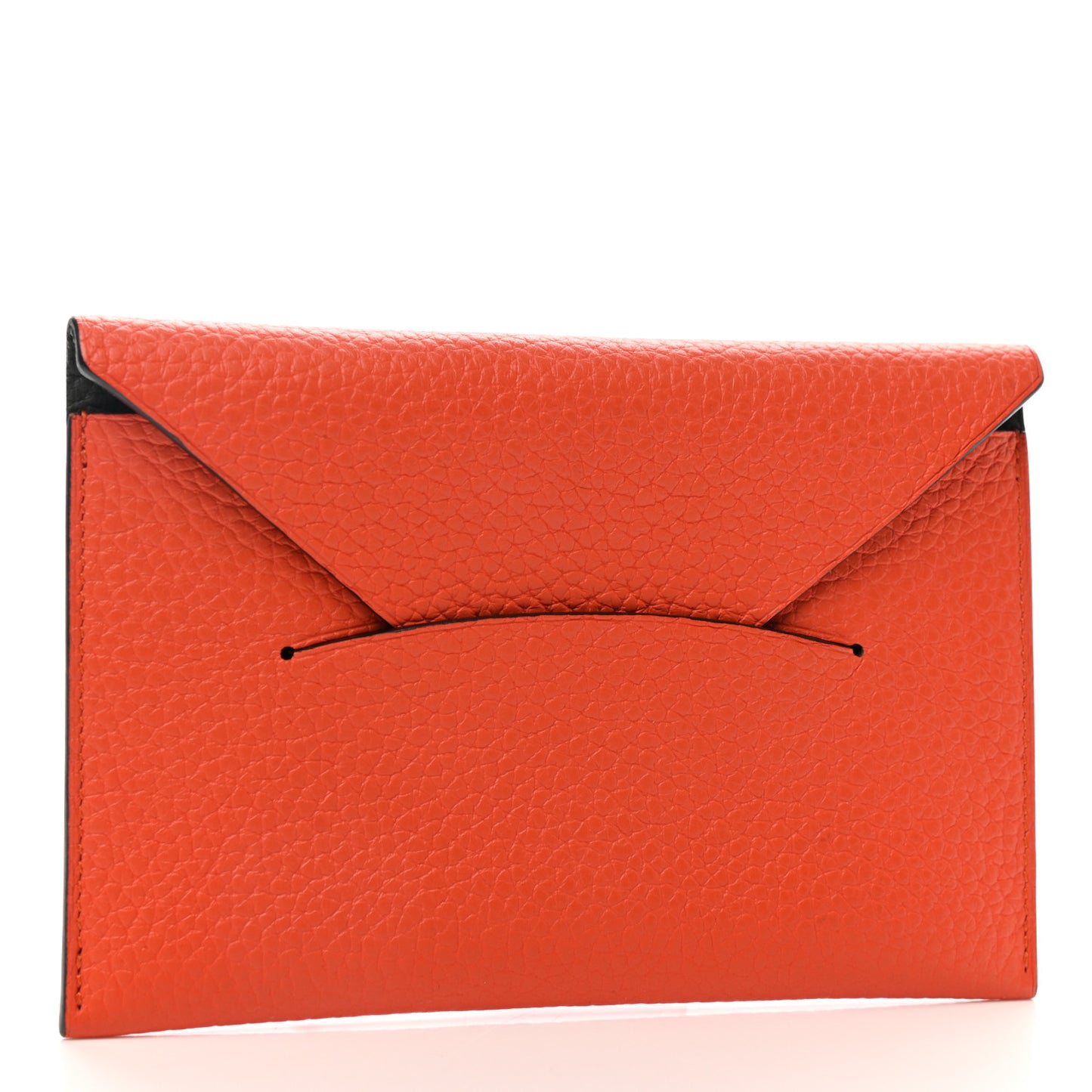Taurillon Gex Envelope Passport Holder Capucine