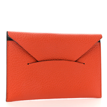 Moynat Taurillon Gex Envelope Passport Holder Capucine 3 of 7